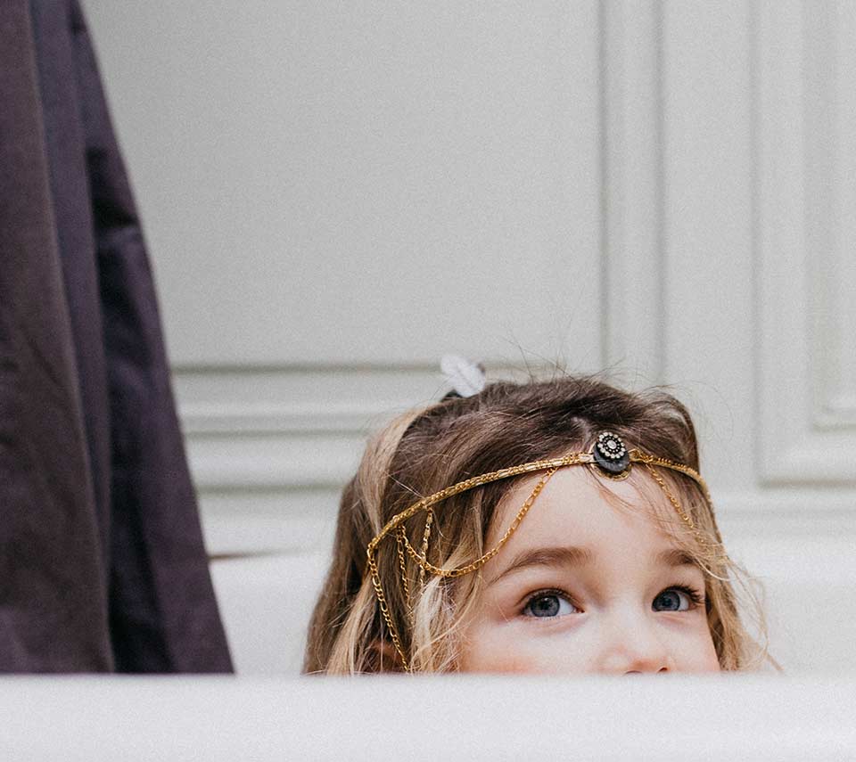 Girl in a bath