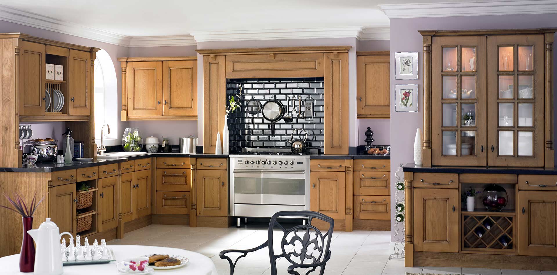 new real wood kitchen